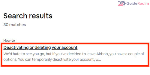delete account article desktop airbnb