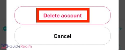 final account button