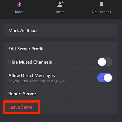 leave server discord mobile 2
