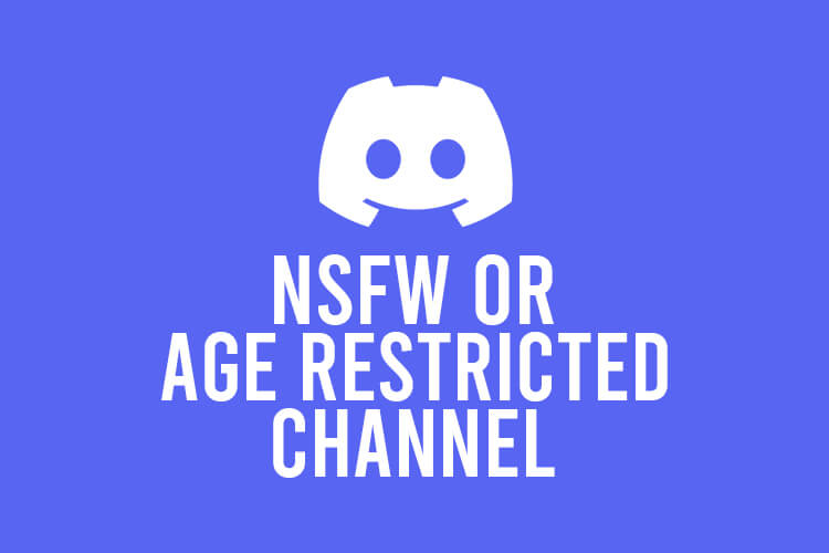 create nsfw or age restricted channel on discord mobile