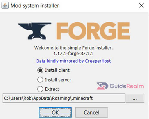 forge mod system installer 2