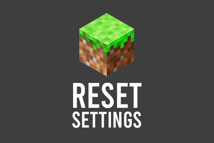 reset minecraft settings to default