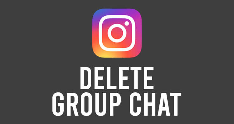 delete instagram group chat