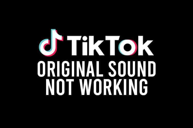 fix original tiktok sound not working