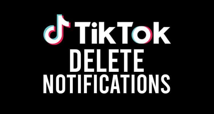 delete notifications on tiktok